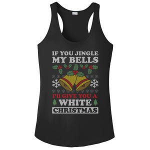 Jingle My Bells Funny Adult Christmas Gift Ladies PosiCharge Competitor Racerback Tank