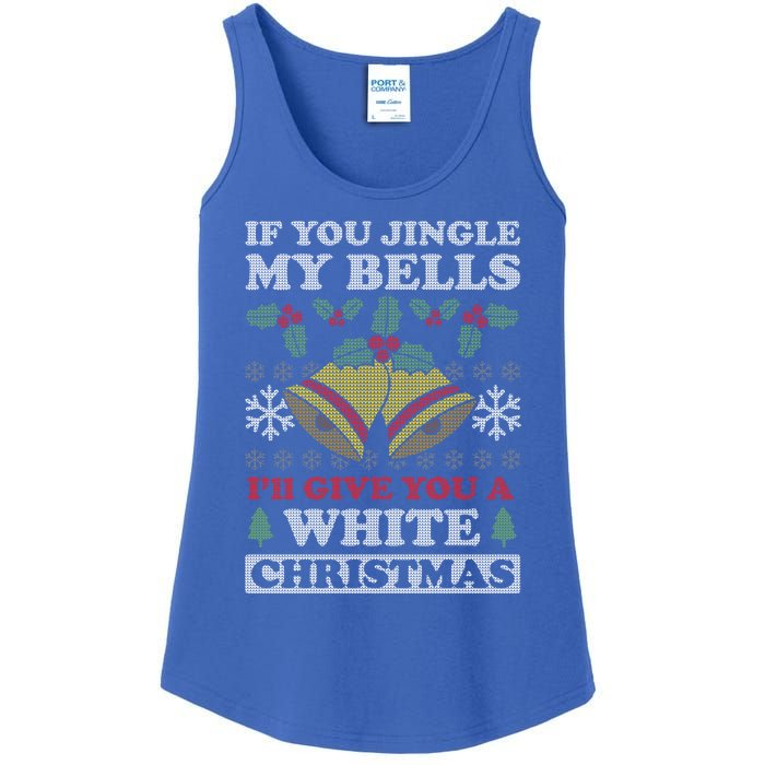 Jingle My Bells Funny Adult Christmas Gift Ladies Essential Tank