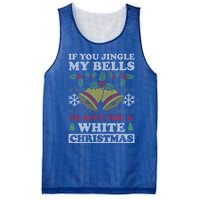 Jingle My Bells Funny Adult Christmas Gift Mesh Reversible Basketball Jersey Tank