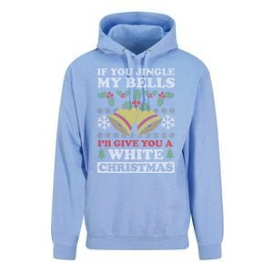 Jingle My Bells Funny Adult Christmas Gift Unisex Surf Hoodie