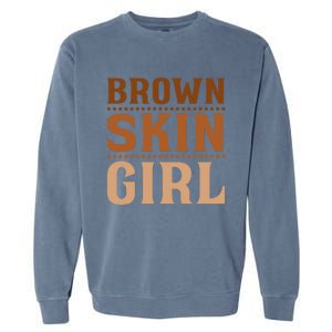 Juneteenth Melanin Brown Skin History Afro June Meaningful Gift Garment-Dyed Sweatshirt