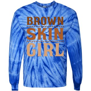 Juneteenth Melanin Brown Skin History Afro June Meaningful Gift Tie-Dye Long Sleeve Shirt