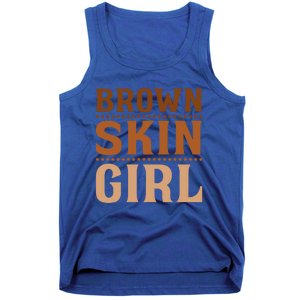 Juneteenth Melanin Brown Skin History Afro June Meaningful Gift Tank Top