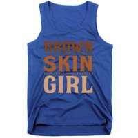 Juneteenth Melanin Brown Skin History Afro June Meaningful Gift Tank Top