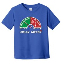 Jolly Meter Bah Humbug To Ho Ho Ho Anti Christmas Funny Gift Toddler T-Shirt