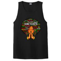 Juneteenth Melanin Black Wo Natural Hair Afro Word Art PosiCharge Competitor Tank