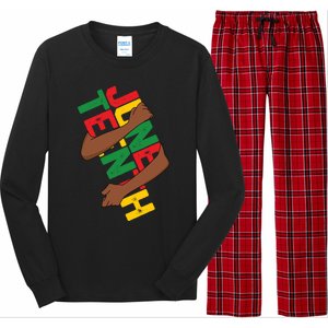 Juneteenth Melanin Blm Black Freedom Day African American Funny Gift Long Sleeve Pajama Set