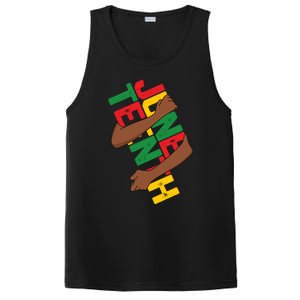 Juneteenth Melanin Blm Black Freedom Day African American Funny Gift PosiCharge Competitor Tank