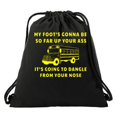 Jackie Miller Bus Driver Tee ANGRY BUS DRIVER Tee Drawstring Bag