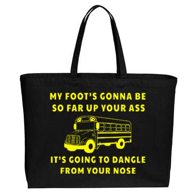 Jackie Miller Bus Driver Tee ANGRY BUS DRIVER Tee Cotton Canvas Jumbo Tote