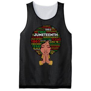 Juneteenth Melanin Black Wo Natural Hair Afro Queen Mesh Reversible Basketball Jersey Tank