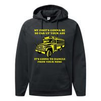 Jackie Miller Bus Driver Angry Bus Driver Performance Fleece Hoodie