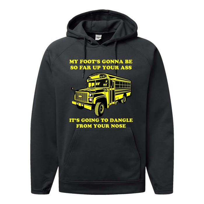 Jackie Miller Bus Driver Angry Bus Driver Performance Fleece Hoodie