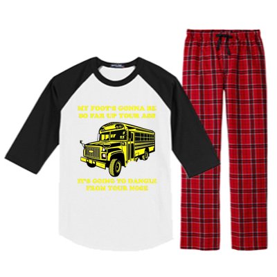 Jackie Miller Bus Driver Angry Bus Driver Raglan Sleeve Pajama Set