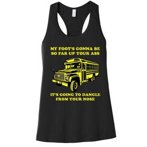 Jackie Miller Bus Driver Angry Bus Driver Women's Racerback Tank