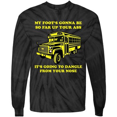 Jackie Miller Bus Driver Angry Bus Driver Tie-Dye Long Sleeve Shirt