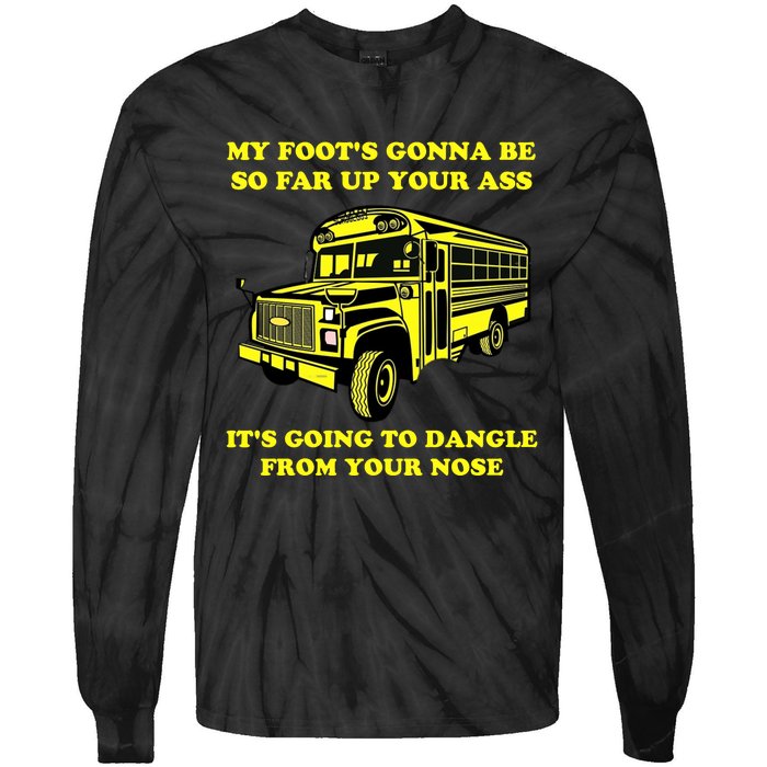 Jackie Miller Bus Driver Angry Bus Driver Tie-Dye Long Sleeve Shirt