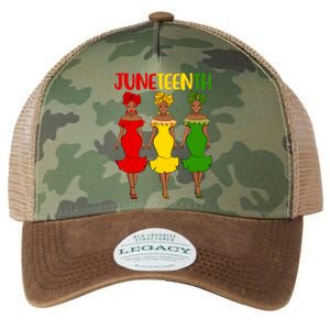 Juneteenth Melanin Black Women Legacy Tie Dye Trucker Hat