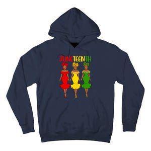 Juneteenth Melanin Black Women Tall Hoodie