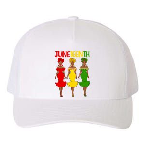 Juneteenth Melanin Black Women Yupoong Adult 5-Panel Trucker Hat