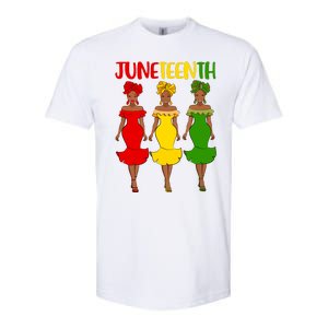 Juneteenth Melanin Black Women Softstyle CVC T-Shirt