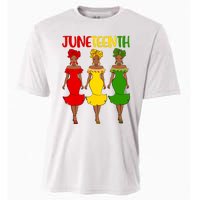 Juneteenth Melanin Black Women Cooling Performance Crew T-Shirt