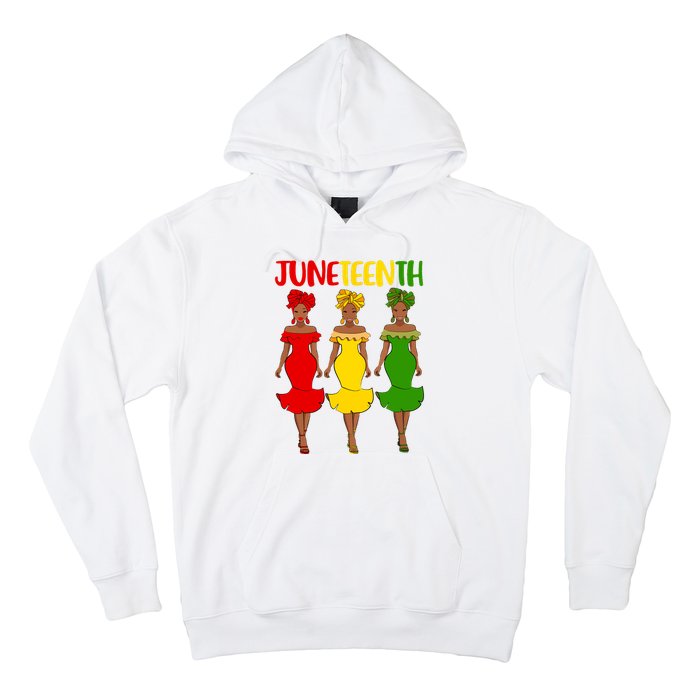 Juneteenth Melanin Black Women Hoodie