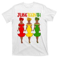 Juneteenth Melanin Black Women T-Shirt