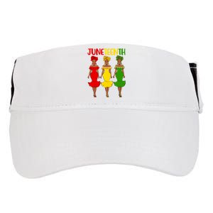 Juneteenth Melanin Black Women Adult Drive Performance Visor