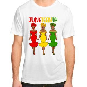 Juneteenth Melanin Black Women Adult ChromaSoft Performance T-Shirt