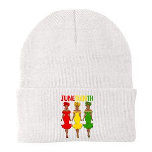 Juneteenth Melanin Black Women Knit Cap Winter Beanie