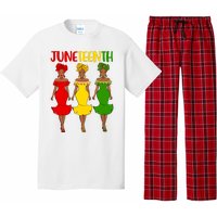 Juneteenth Melanin Black Women Pajama Set