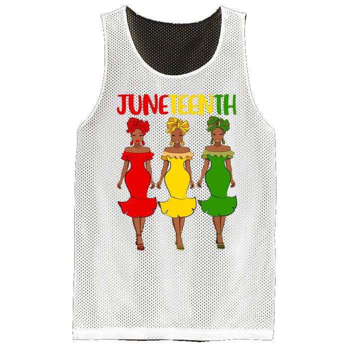 Juneteenth Melanin Black Women Mesh Reversible Basketball Jersey Tank