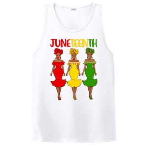 Juneteenth Melanin Black Women PosiCharge Competitor Tank