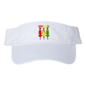 Juneteenth Melanin Black Women Valucap Bio-Washed Visor