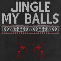 Jingle My Balls Funny Ugly Christmas Adult Drive Performance Visor