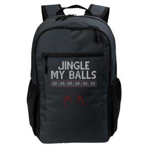 Jingle My Balls Funny Ugly Christmas Daily Commute Backpack