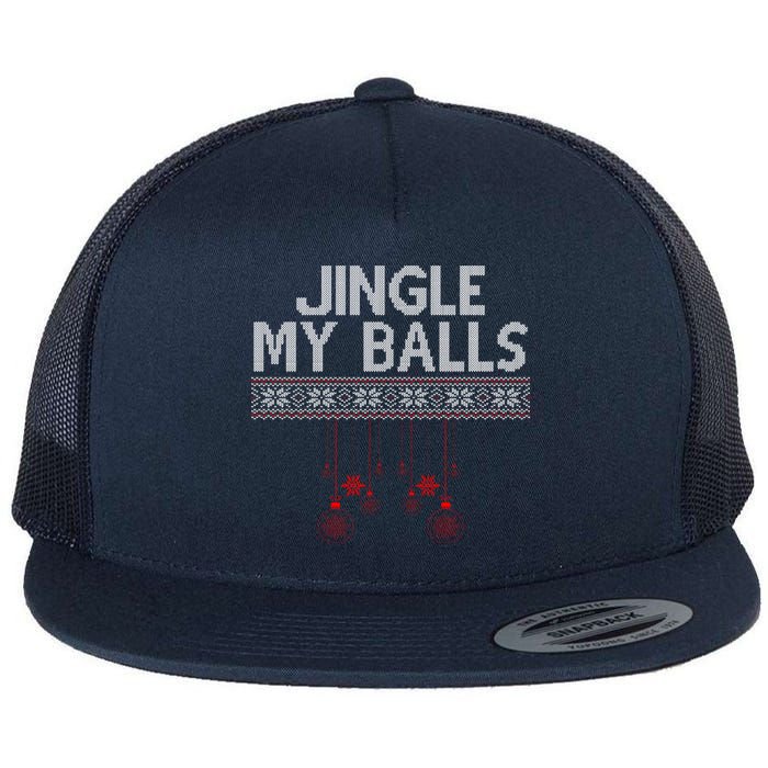 Jingle My Balls Funny Ugly Christmas Flatbill Hat