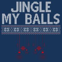 Jingle My Balls Funny Ugly Christmas Flatbill Hat