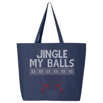 Jingle My Balls Funny Ugly Christmas 25L Jumbo Tote