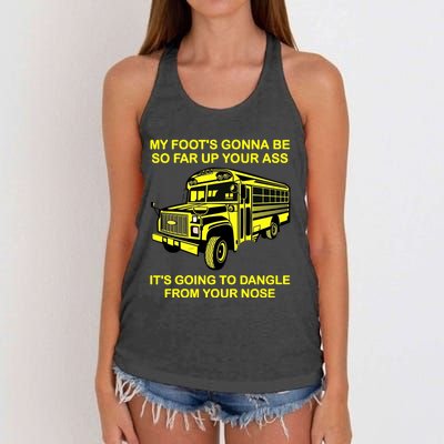 Jackie Miller Bus Driver Angry Bus Driver Women's Knotted Racerback Tank