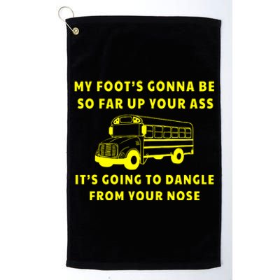 Jackie Miller Bus Driver Tee ANGRY BUS DRIVER Tee Platinum Collection Golf Towel