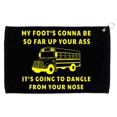 Jackie Miller Bus Driver Tee ANGRY BUS DRIVER Tee Grommeted Golf Towel