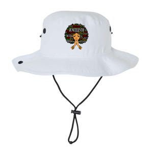 Juneteenth Melanin Black Women Natural Hair Afro Word Art Legacy Cool Fit Booney Bucket Hat