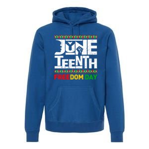 Juneteenth Melanin Black History Month Freedom Day African Gift Premium Hoodie