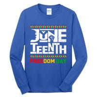 Juneteenth Melanin Black History Month Freedom Day African Gift Tall Long Sleeve T-Shirt