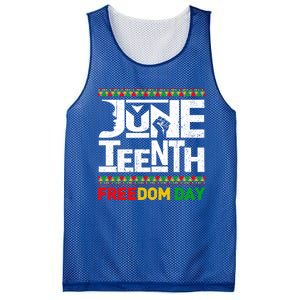 Juneteenth Melanin Black History Month Freedom Day African Gift Mesh Reversible Basketball Jersey Tank