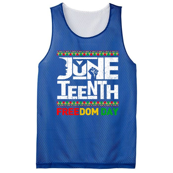 Juneteenth Melanin Black History Month Freedom Day African Gift Mesh Reversible Basketball Jersey Tank