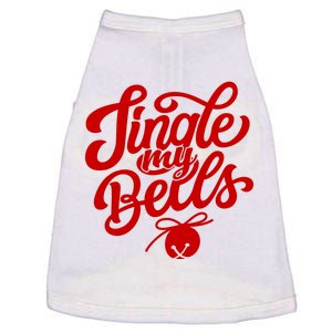 Jingle My Bells Funny Christmas Holiday Doggie Tank