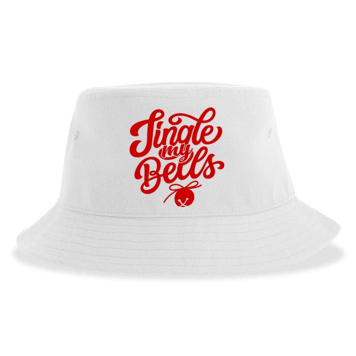 Jingle My Bells Funny Christmas Holiday Sustainable Bucket Hat